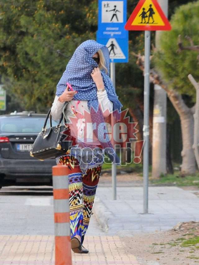 Το κάνε κι αυτό η Μενεγάκη! Κυκλοφόρησε σαν Μουσουλμάνα στην Κηφησιά!