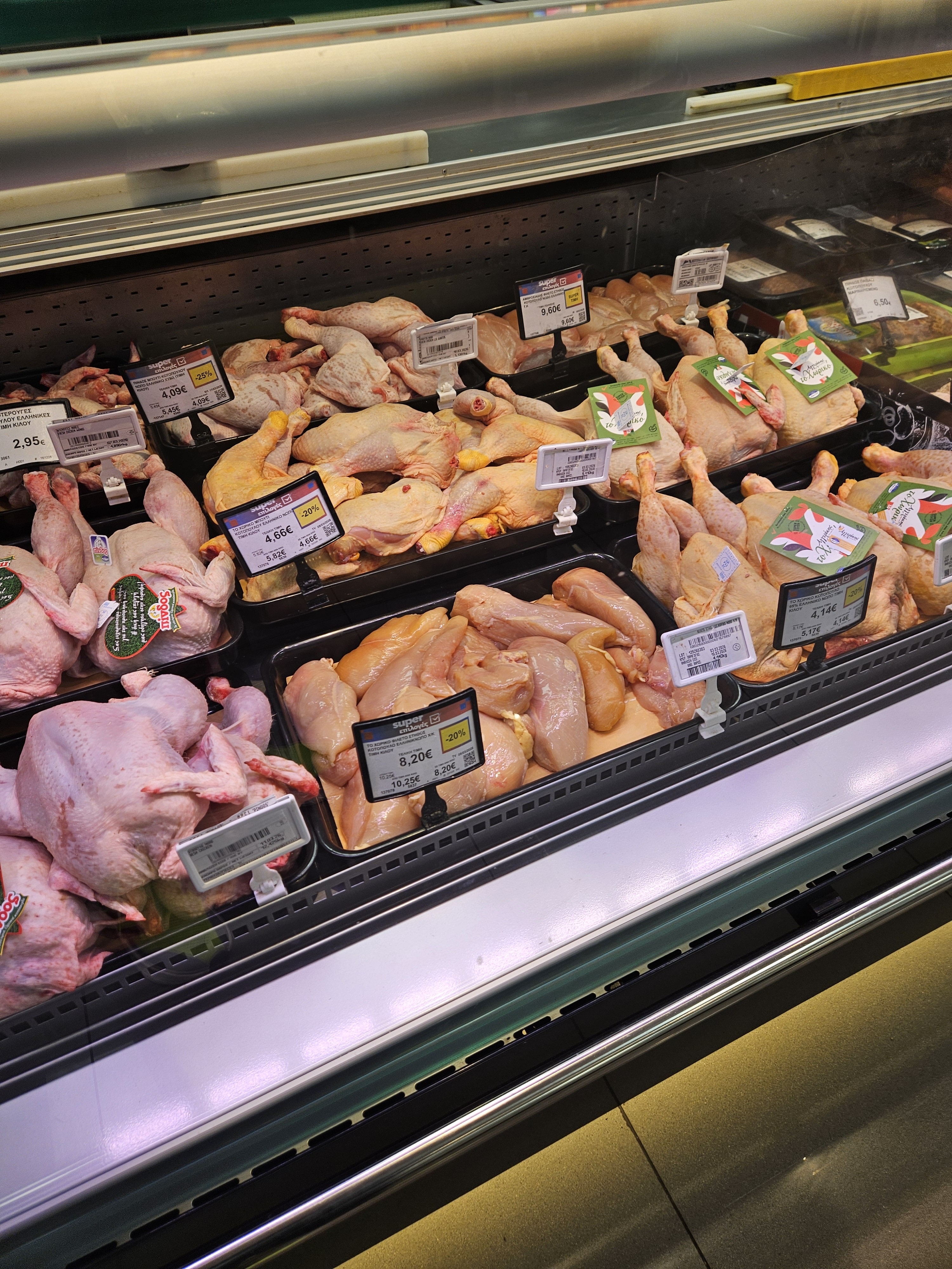 Οι τιμές στη Γλυφάδα ΤΩΡΑ! Προσφορά στήθος και μπούτι κοτόπουλο με μείον 20%