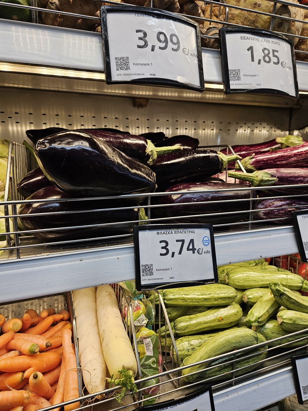 Τιμές στα ράφια τώρα! Μελετζάνες Φλάσκα Ιεράπετρας στα 3,74 ευρώ το κιλό!